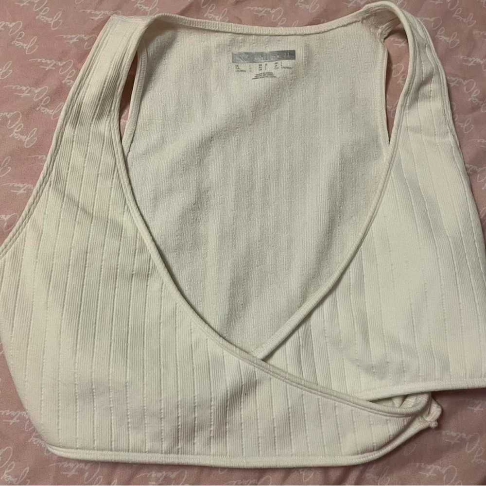 forever 21 white tank top